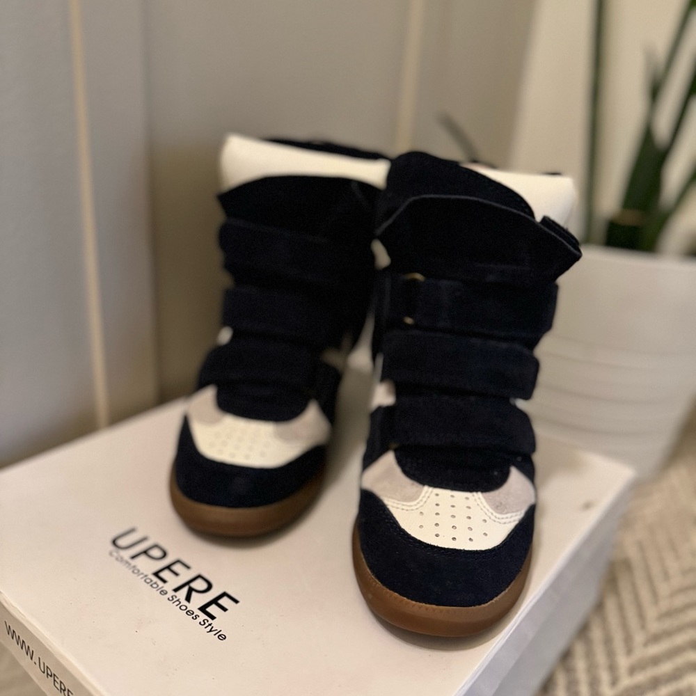 UPERE sneakers size 35 - blue and white